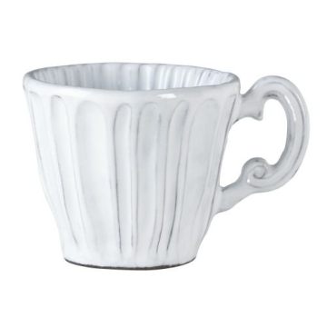 Vietri Incanto Stripe Mug - 3.75" H, 10 oz, Artisan Ceramic Coffee Cup