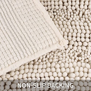 TENGTENGLINK Ultra Absorbent Non Slip Bath Mat 16x24