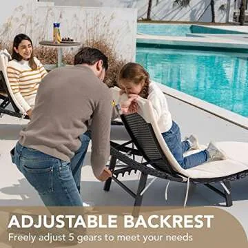 Devoko Outdoor Lounge Chairs for Ultimate Comfort