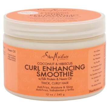 Shea Moisture Coconut Hibiscus Curl Enhancing Smoothie, multi, 12 Ounce (290223 )
