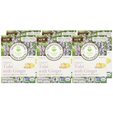Organic Tulsi & Ginger Tea for Relaxation and Wellness