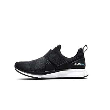 TIEM Latus - Jet Black - Studio Fitness Cross-Training Sneaker (Women's Size 10)