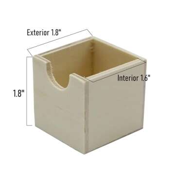 Creative Hobbies 25 Drawer Wooden Advent Calendar, DIY Unfinished Storage Box, Ready to Decorate, Pre Assembled, Storage Organizer