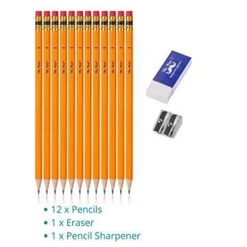 Mr. Pen Premium Pencils and Erasers Set for Everyone