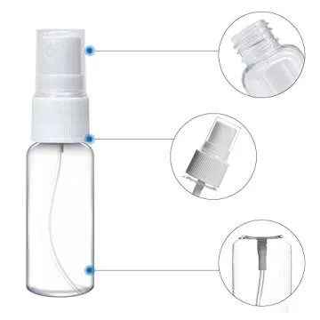 AGEOMET 20 pcs Mini Spray Bottle Set for Fragrance and More