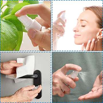 AGEOMET 20 pcs Mini Spray Bottle Set for Fragrance and More