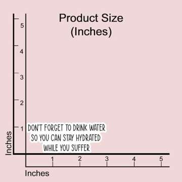 Funny Hydration Stickers for Laptop Water Bottles