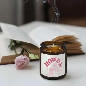 Stylish Cedar Scented Candle for Cowgirls & Women