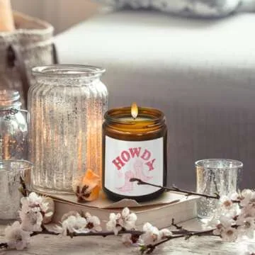 Stylish Cedar Scented Candle for Cowgirls & Women