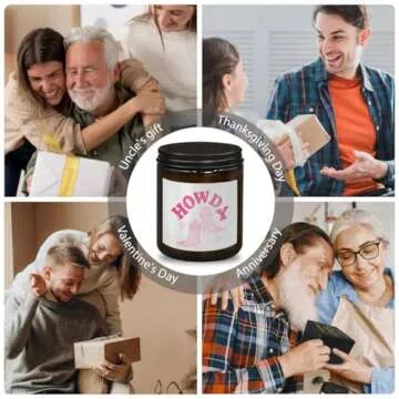 Stylish Cedar Scented Candle for Cowgirls & Women