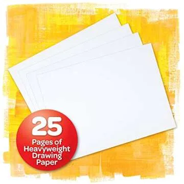 Crayola Giant Marker and Watercolor Pad for Kids Art