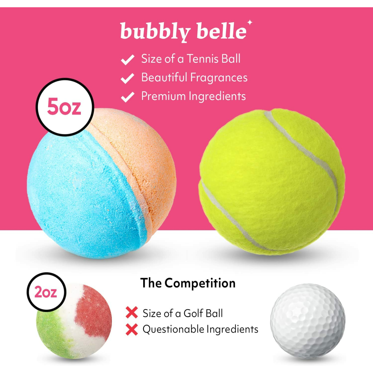 Bubbly Belle: 12 Aromatherapy Bath Bombs Gift Set