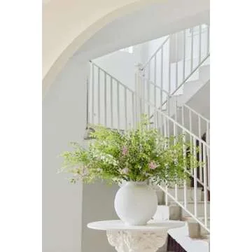 MISSPIN 12pcs 44inch Fake Flowers Home Decor Faux Greenery Stems Branches for Vase Artificial Flowers for Spring Wedding Table Centerpieces