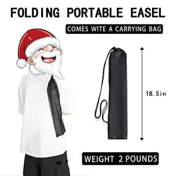 White Easel Stand for Display Wedding Sign & Poster - 63 Inches Tall Easels for Display Holder - Collapsable Portable Poster Easel - Floor Adjustable Metal Painting Easel Tripod