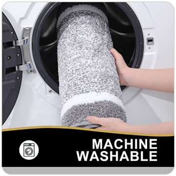 OLANLY 36x24 Bathroom Rugs - Extra Soft Microfiber Mat