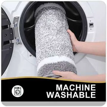 OLANLY 36x24 Bathroom Rugs - Extra Soft Microfiber Mat