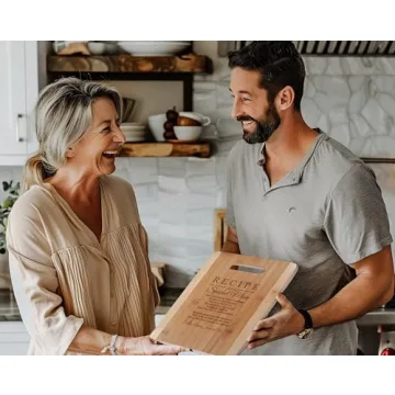 Personalized Bamboo Cutting Board for Special Mom Gift