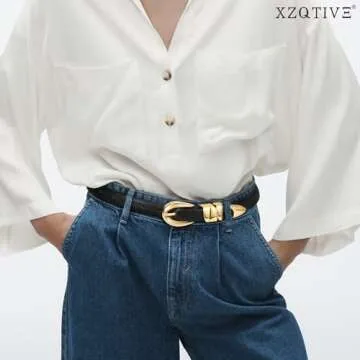 XZQTIVE Women's Skinny Leather Belts for Every Occasion