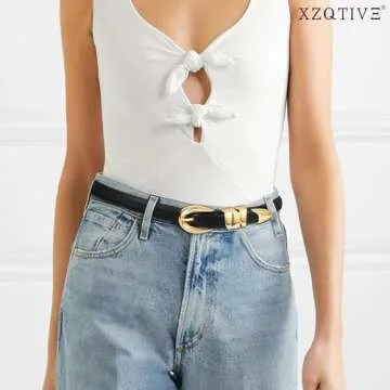 XZQTIVE Women's Skinny Leather Belts for Every Occasion