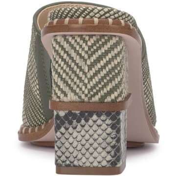 Jessica Simpson Womens Lendrila Block Heel Slip-On Heels - Fashion Meets Comfort