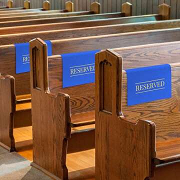 Buryeah Reserved Chair Signs for Events, Weddings, 12 Pcs