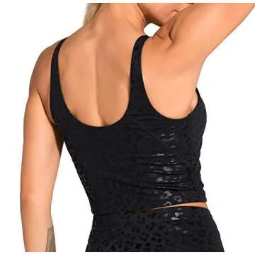 Dragon Fit Women’s Longline Sports Bra Wirefree Padded Medium Support Yoga Bras Gym Running Workout Tank Tops