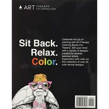 Tween Coloring Books For Girls: Cute Animals: Colouring Book for Teenagers, Young Adults, Boys, Girl...