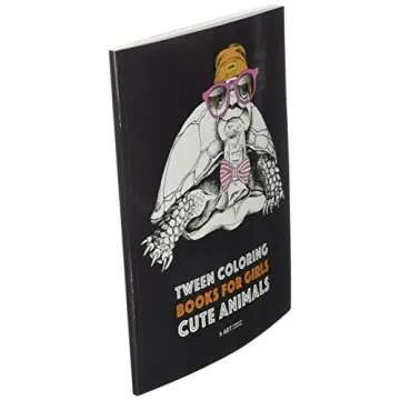 Tween Coloring Books For Girls: Cute Animals: Colouring Book for Teenagers, Young Adults, Boys, Girls, Ages 9-12,13-16, Detailed Designs for Relaxation & Mindfulness