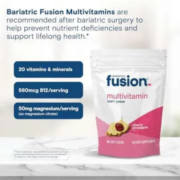 Bariatric Fusion Chewy Multivitamins | Cherry Pineapple Flavor | 60 Count