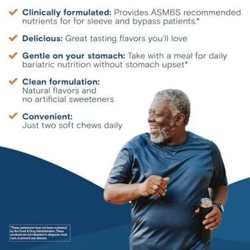 Bariatric Fusion Chewy Multivitamins | Cherry Pineapple Flavor | 60 Count