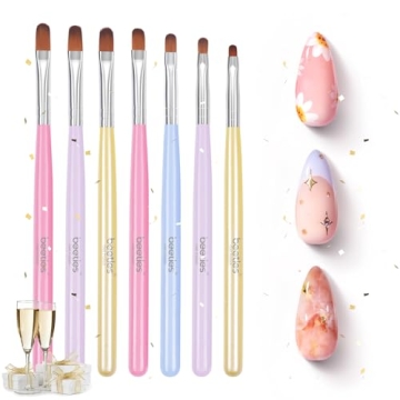 Beetles 7-Pcs Nail Art Brushes Set for Creative Nail Designs