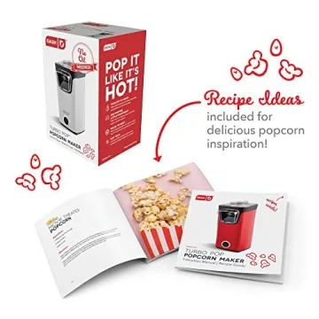 DASH Turbo POP Popcorn Maker for Healthy Snacking