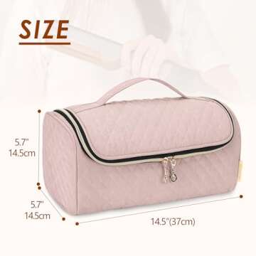 Yarwo Travel Carrying Case Compatible with Shark FlexStyle Styling HD 430, Portable Storage Bag for Airwrap Hair Styler Attachments, Dusty Rose (Bag Only)