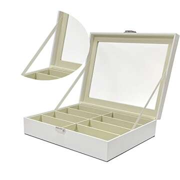 UnionPlus 8-Slots Sunglasses Case Organizer