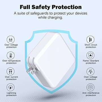 Mac Book Pro Charger - 120W USB C Fast Charger Adapter Compatible with MacBook Pro & MacBook Air 13, 14, 15, 16 inch, iPad Pro, Samsung Galaxy and All USB C Device