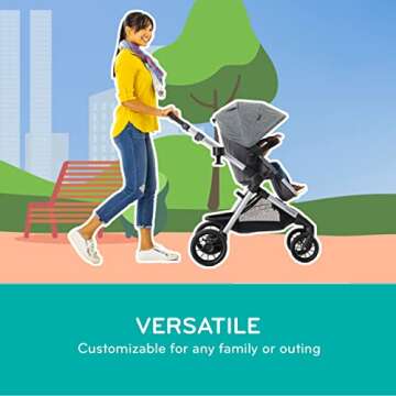 Versatile Evenflo Pivot Xpand Stroller for Growing Families