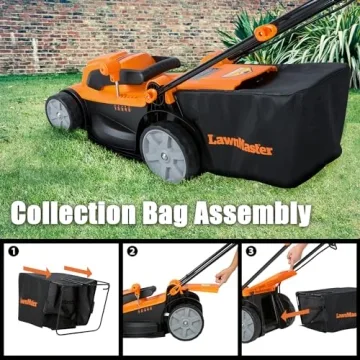 LawnMaster MEB1114K Electric Lawn Mower Lightweight & Durable