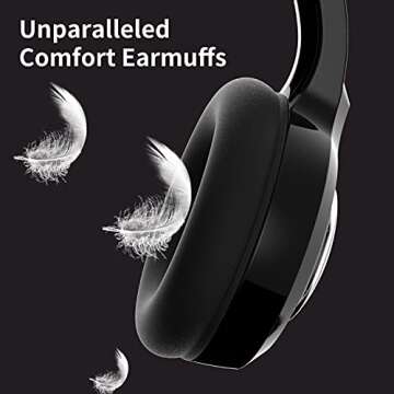 UNIOJO Gaming Headset with LED Light & Noise Cancelling Mic