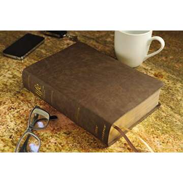 NIV, Life Application Study Bible, Third Edition, Bonded Leather, Brown, Red Letter, Thumb Indexed
