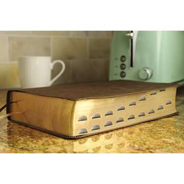 NIV, Life Application Study Bible, Third Edition, Bonded Leather, Brown, Red Letter, Thumb Indexed