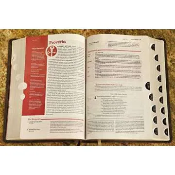 NIV, Life Application Study Bible, Third Edition, Bonded Leather, Brown, Red Letter, Thumb Indexed
