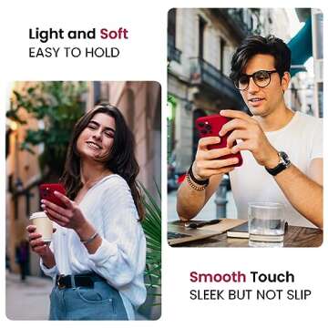 FireNova Designed for iPhone 15 Pro Case, Silicone Upgraded [Camera Protection] Phone Case with [2 S...