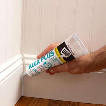 Dap 18128 Alex Plus Acrylic Latex Caulk Plus Silicone 5.5-Ounce