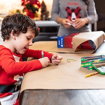 DIY Crew Brown Kraft Wrapping Paper Roll for Crafting & Gifts