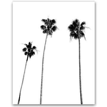 Tropical Palm Tree Print Art 8x10 for Home Decor