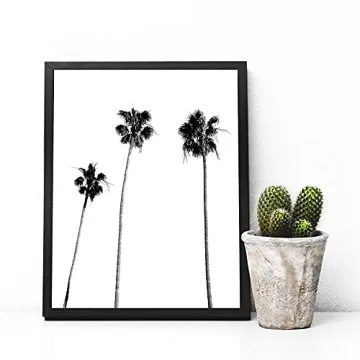 Tropical Palm Tree Print Art 8x10 for Home Decor