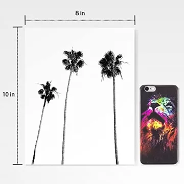 Tropical Palm Tree Print Art 8x10 for Home Decor