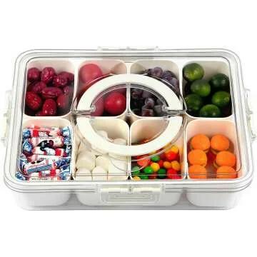Snackle Box Container for Portable Snack Platters