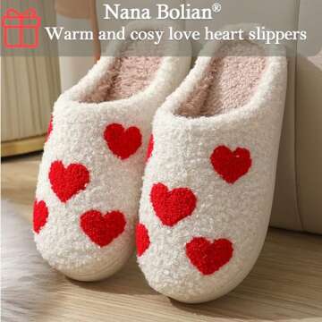 Nana BoLian Cute Heart Slippers for Ultimate Comfort