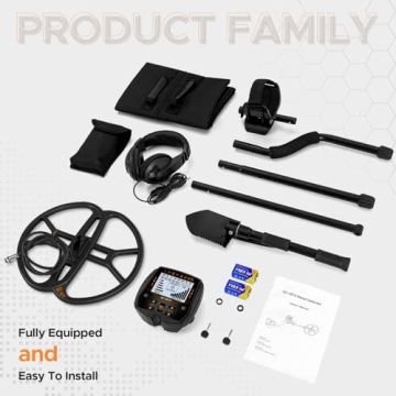 13 Inch Waterproof Metal Detector for Adults Gold Finder